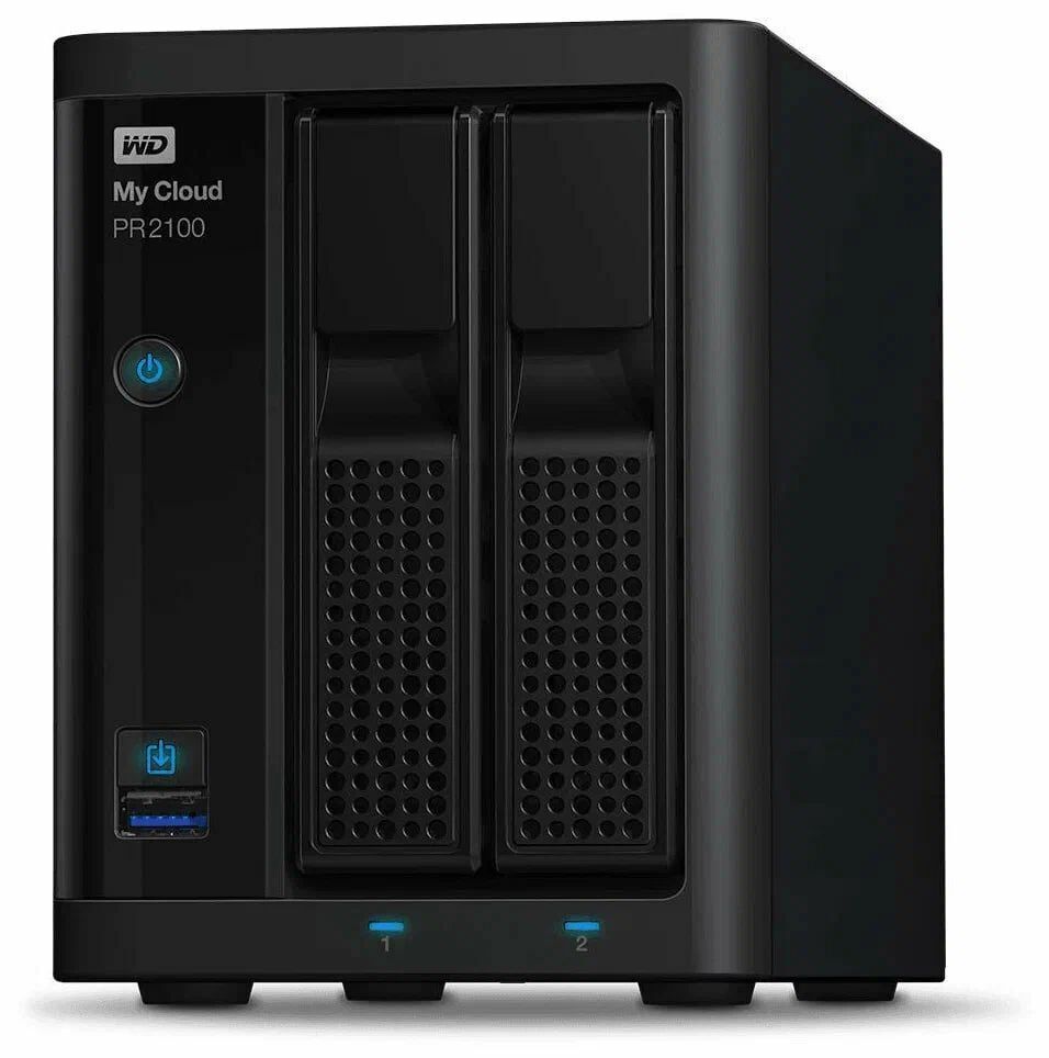 Сетевое хранилище Western Digital My Cloud Pro Series PR4100 (WDBNFA0000NBK) черный