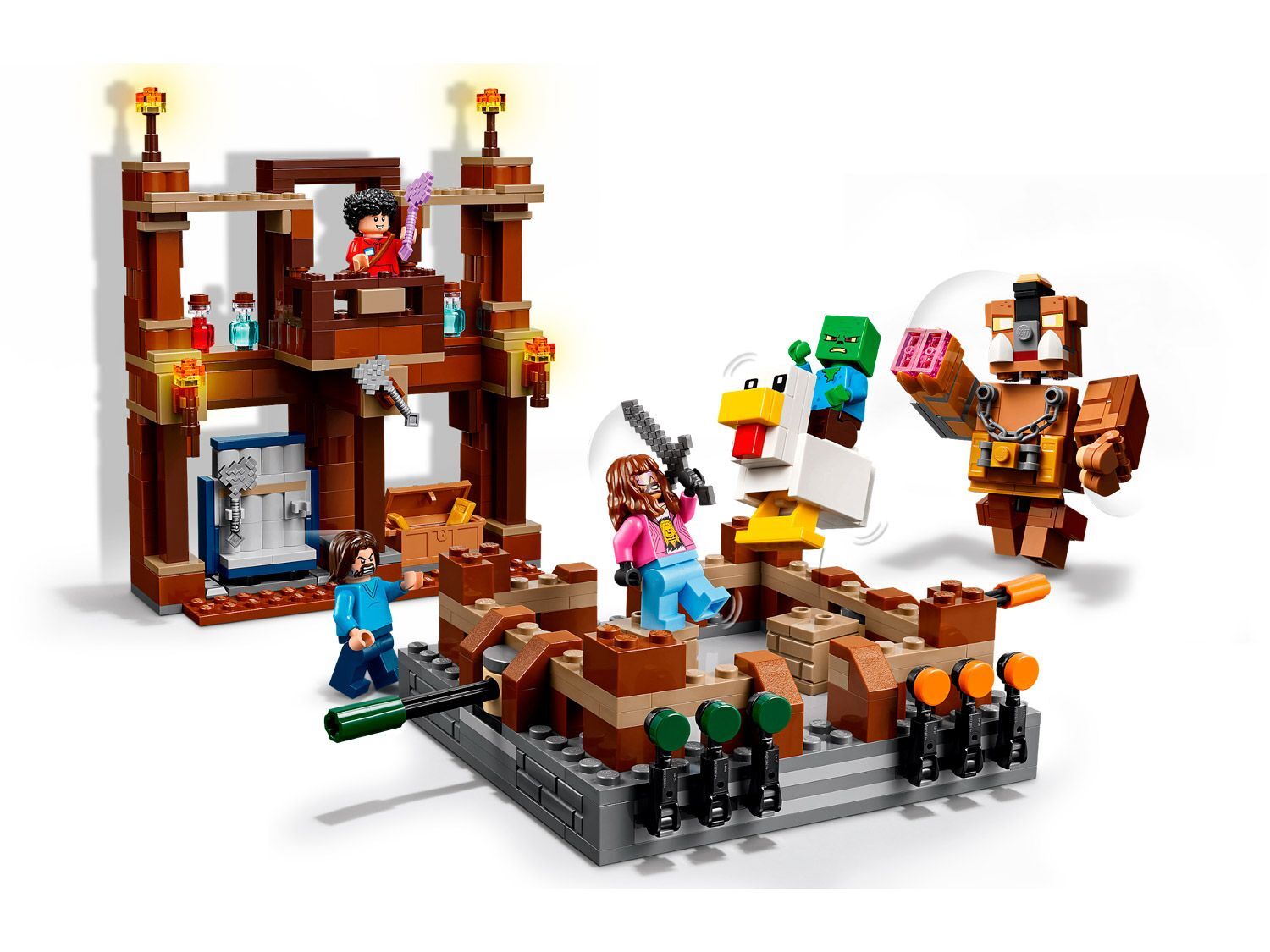 Конструктор LEGO Minecraft 21272 Боевой ринг в лесном особняке