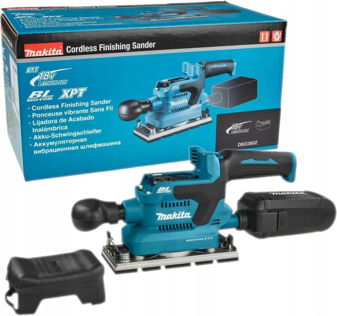 Шлифовальная машина осцилляционная Makita DBO380Z 18V без АКБ и ЗУ