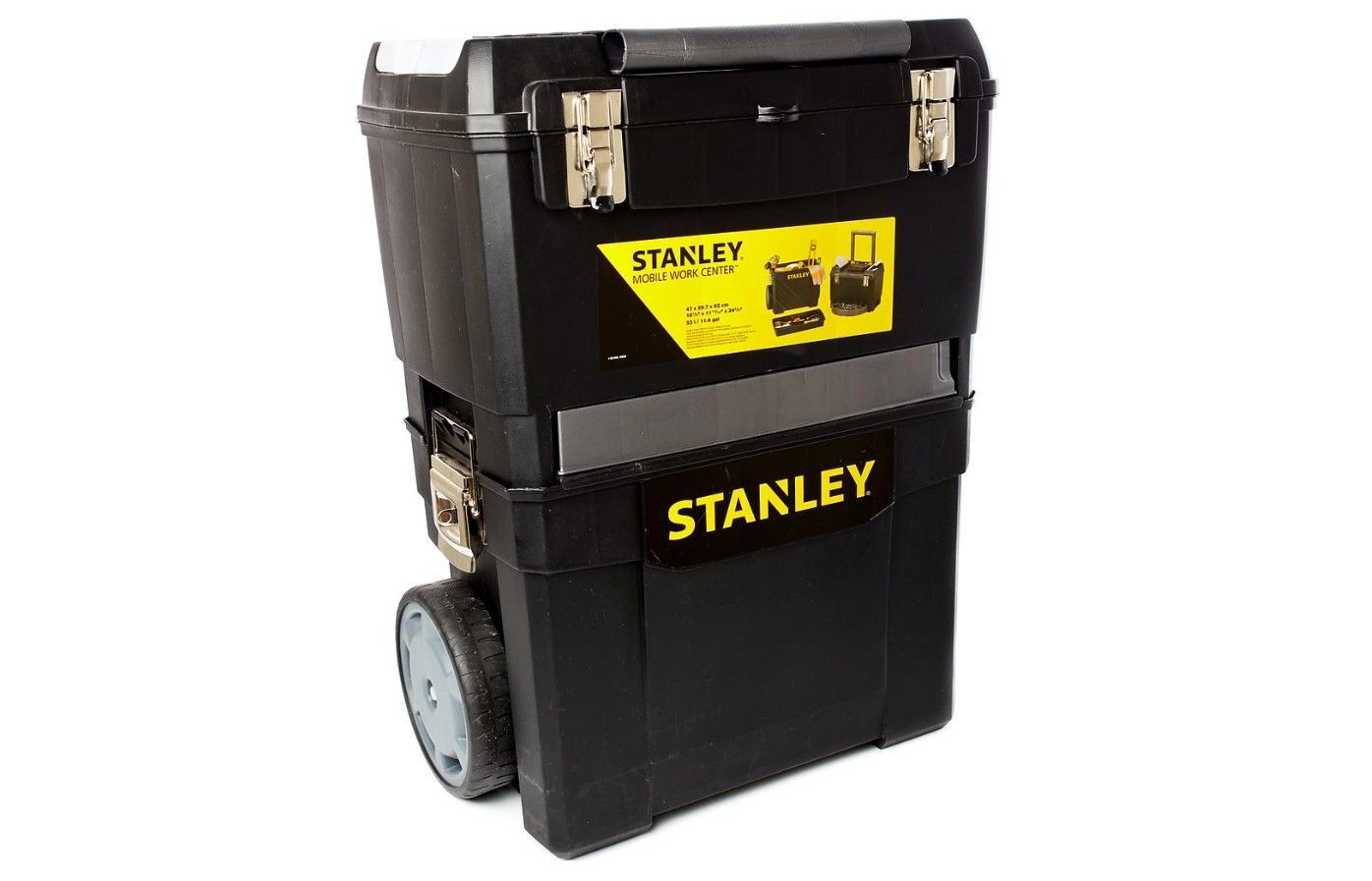 Ящик для инструмента Stanley 2 в 1, на колесах, с органайзерами 1-93-968