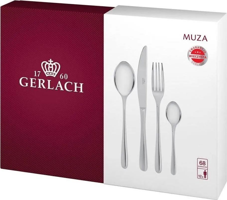 Набор столовых приборов Gerlach в коробке 68 предметов Muza Gloss 286095