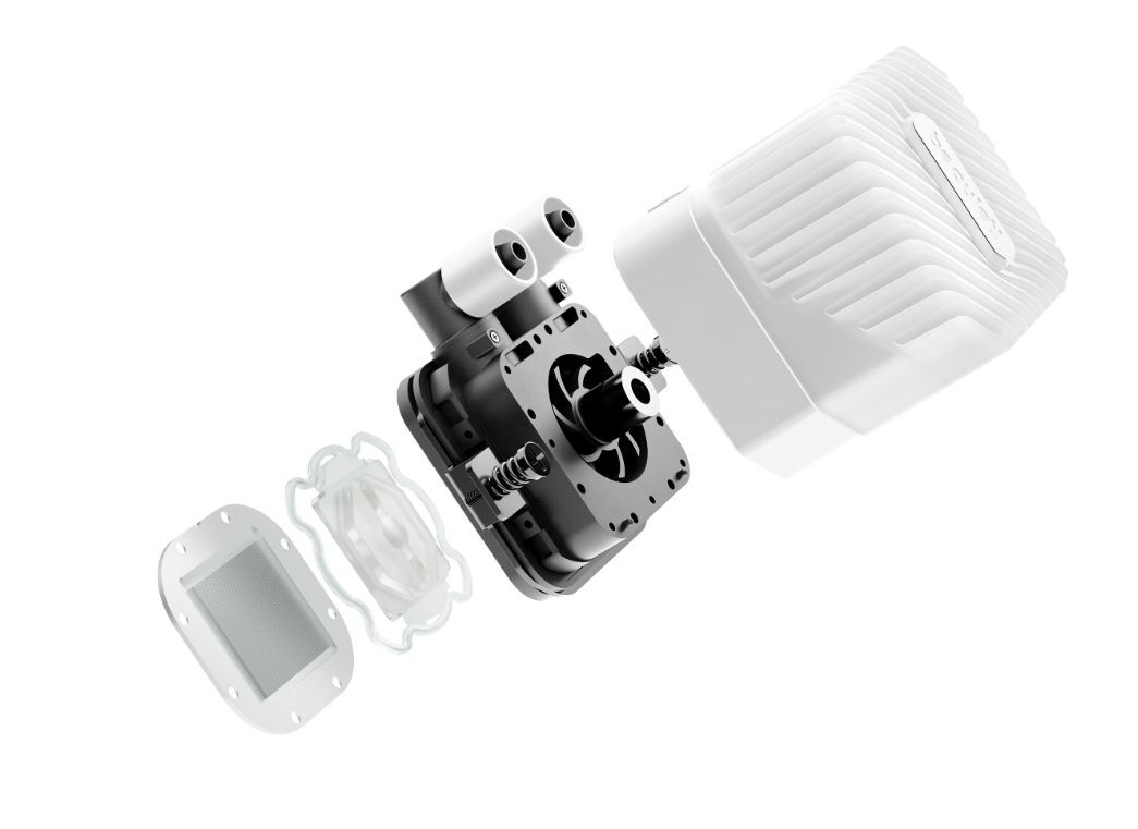 Система жидкостного охлаждения Be Quiet! Light Loop 240mm White 2x120mm (BW021)