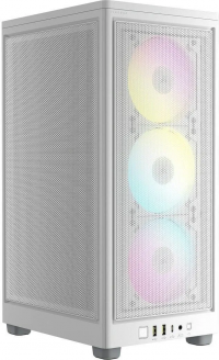 Компьютерный корпус Corsair 2000D RGB Airflow Small Form Factor (SFF)  Белый