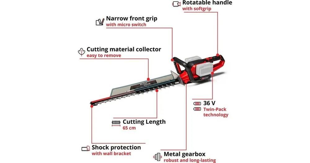 Дизельные ножницы Einhell GE-CH 36/65 Li-Solo 3410960