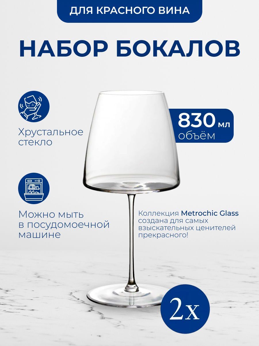 Бокалы для вина Villeroy & Boch Metrochic, 2 шт. (1138018116)
