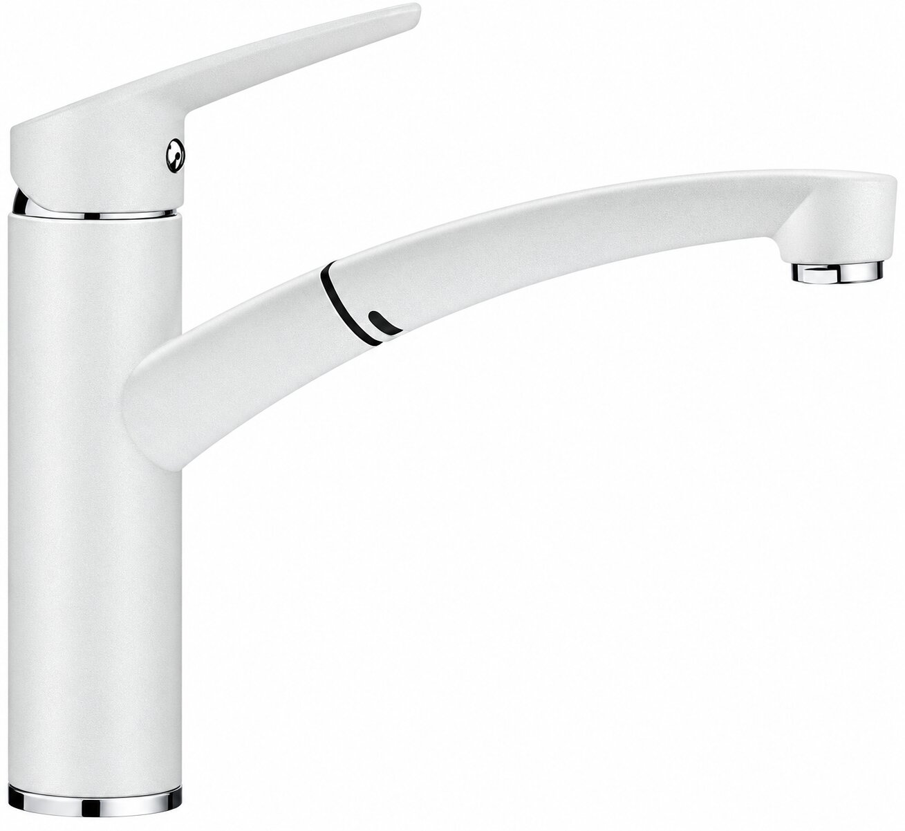 Кухонный смеситель Blanco Nea-S Silgranit-Look 520300, белый