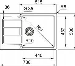 Кухонная раковина Franke Sirius 2.0 S2D 611-78 XL 143.0618.641, Каменный серый