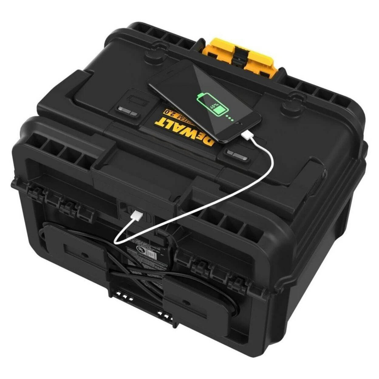 Ящик-зарядное устройство DEWALT Toughsystem 2.0, DWST83471, 8V XR и 54V FlexVolt