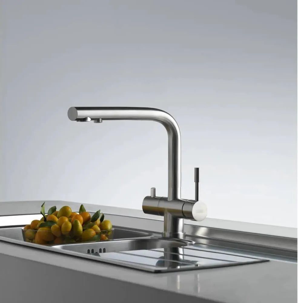 Кухонный кран Franke Atlas Celar Water 120.0179.978, нержавеющая сталь