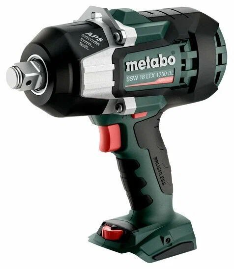 Аккумуляторный гайковерт Metabo SSW 18 LTX 1750 BL, без АКБ и ЗУ
