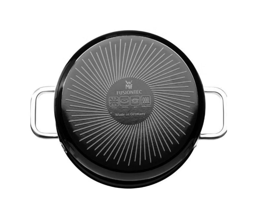 Кастрюля низкая WMF Fusiontec Functional, 4.4 л, черная (517245290)
