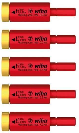 Набор динамометрических адаптеров Wiha Easytorque Electric 5шт (41479)