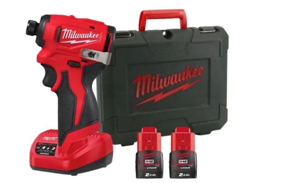 Ударный гайковёрт Milwaukee M12 BLIDRC202C в HDBox с 2 2.0 Ah акб и ЗУ 4933499690