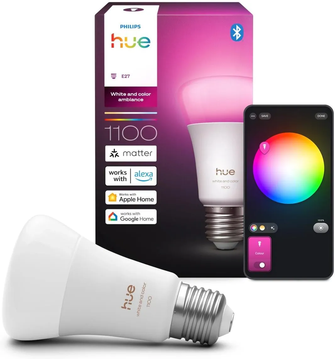 Лампочка PHILIPS HUE E27 Bluetooth Zigbee 8720169364066