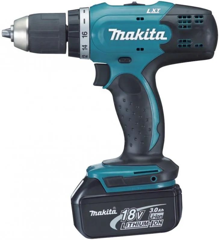 Ударная дрель Makita DDF453SFE 18V с АКБ 2x3,0 Ah и ЗУ