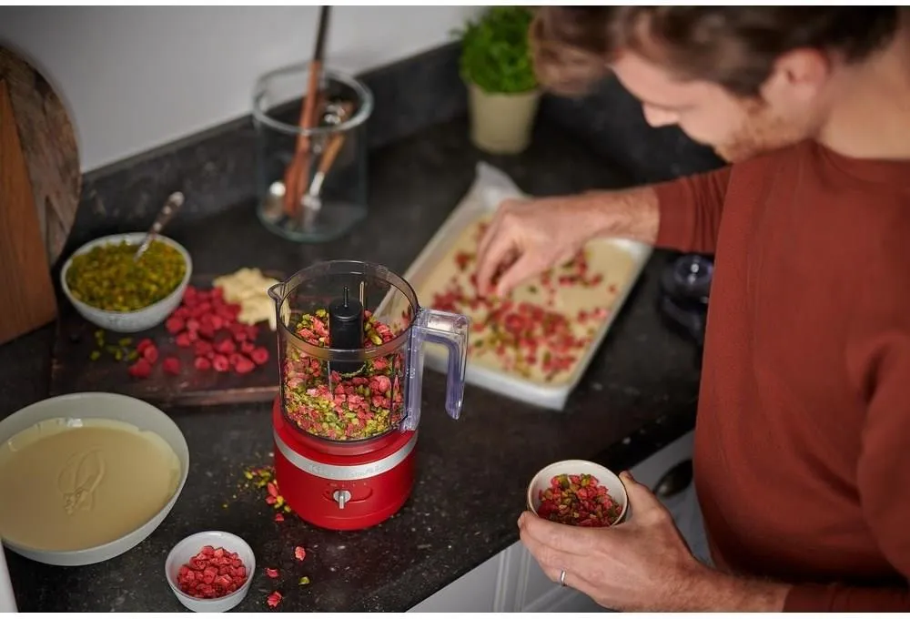 Аккумуляторный мини-измельчитель KitchenAid Cordless 5KFCB519EER, красный