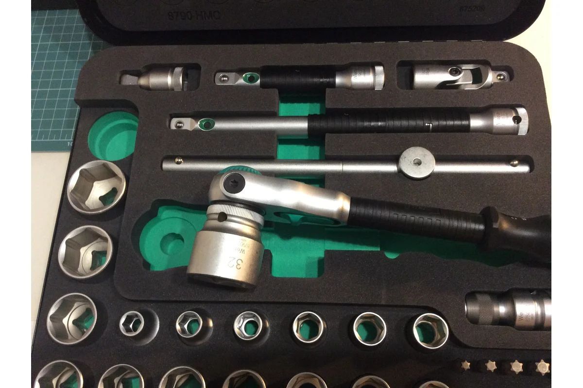 Wera трещотка zyklop 1/2 8100 C 2 в метрическом наборе 05003645001