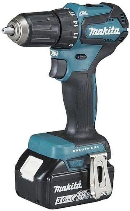Ударная дрель Makita DHP483RFJ 18V LXT с АКБ 2x3,0 Ah и ЗУ