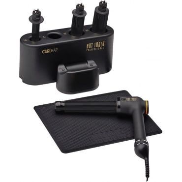 Профессиональная плойка Hot Tools Black Gold Curl Bar SET с сменными насадками 19-38 мм HTCURLSETBGUKE
