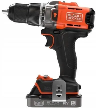 Аккумуляторная ударная дрель шуруповерт Black&Decker BCD383D2XK аккумуляторы 2x2.0 Ач кейс