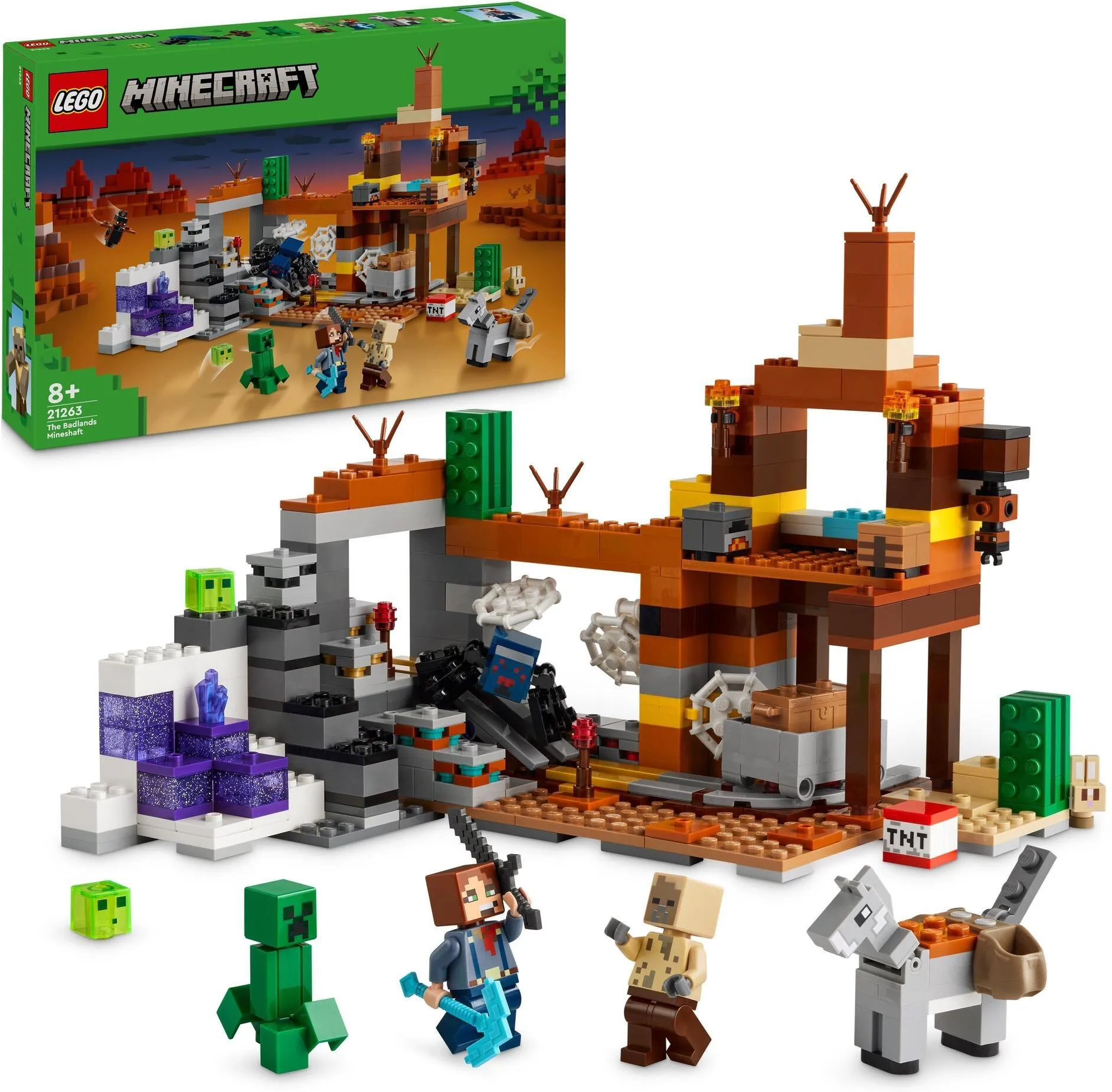 Конструктор LEGO Minecraft 21263 Шахта в бесплодных землях