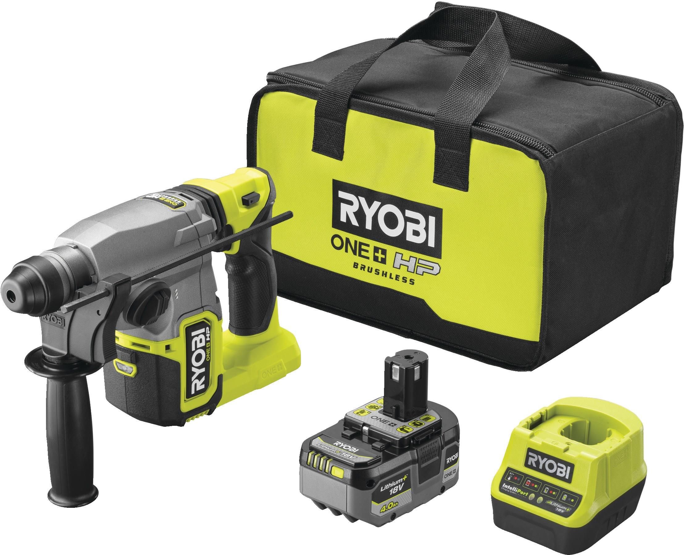 Аккумуляторный перфоратор RYOBI RSDS18X-1C40S с АКБ и ЗУ