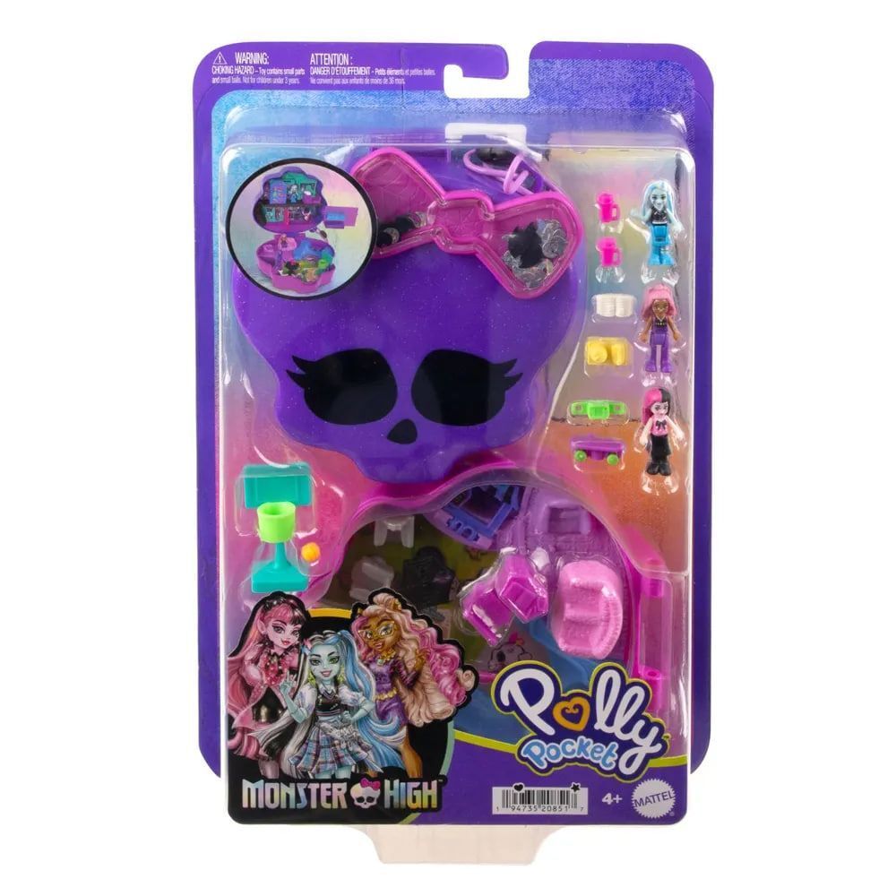 Компактный игровой набор Mattel Polly Pocket Monster High HVV58