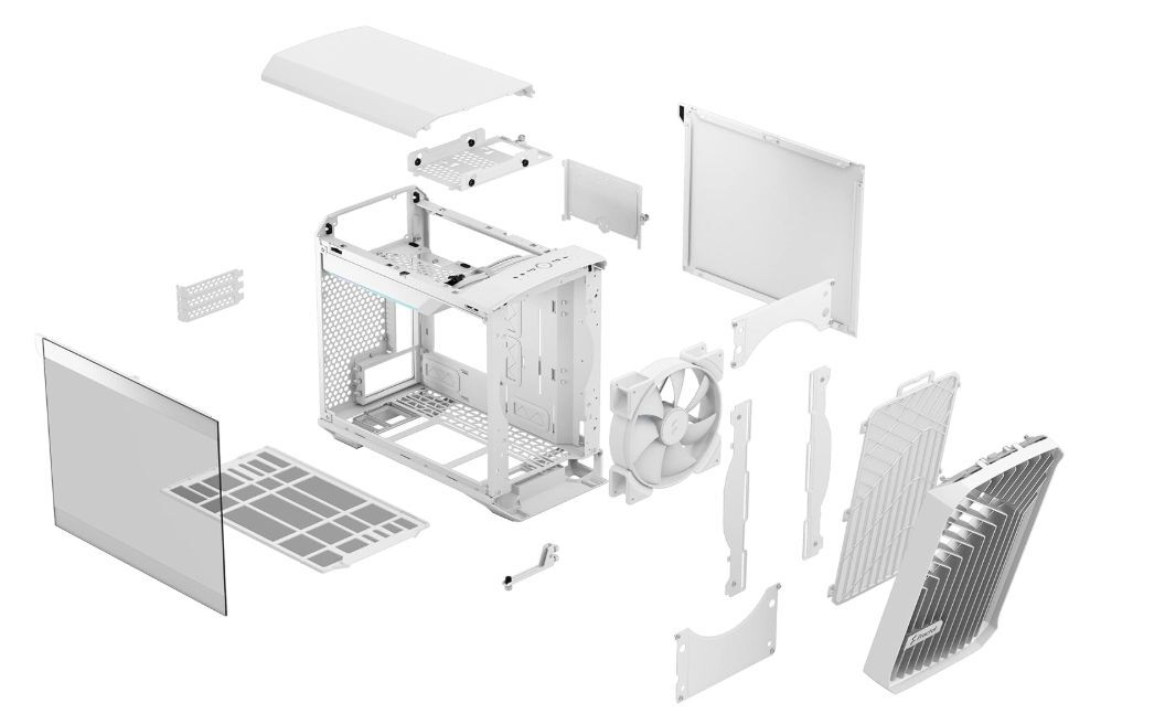 Корпус компьютерный Fractal Design Torrent Nano - tower - Mini-DTX (FD-CTOR1-N05)