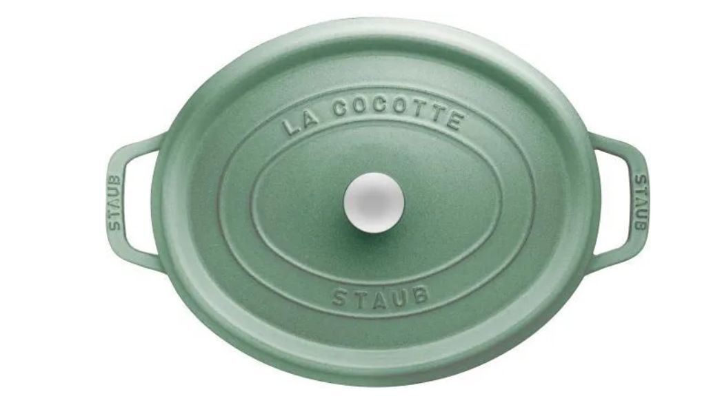 Чугунная кастрюля Staub La Cocotte 6,7 л, мятная 1023148