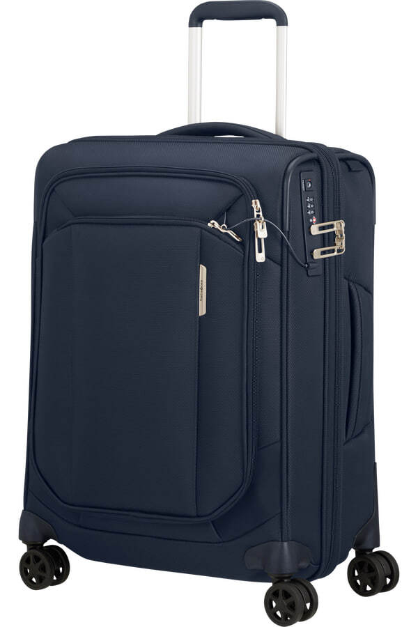 Чемодан Samsonite Respark 143329-1549 55см 43/49л Midnight Blue expandable