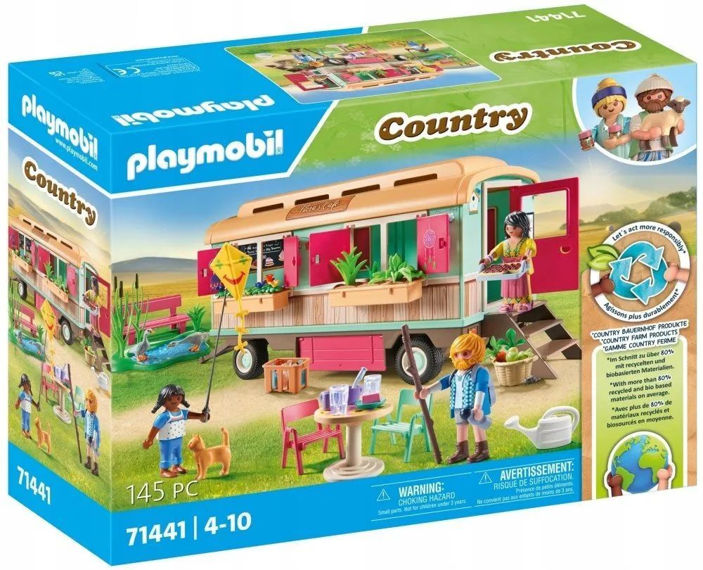 Набор Уютное кафе в поезде с огородом Playmobil 71441
