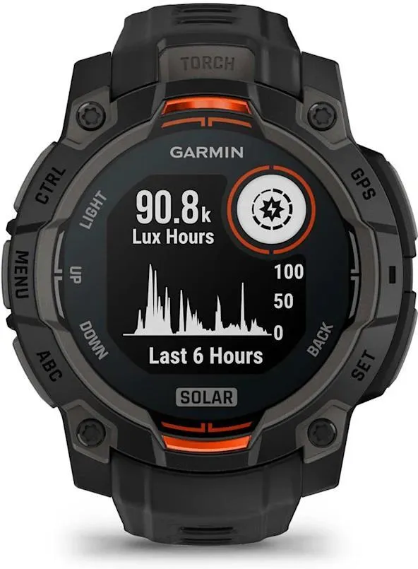 Смарт-часы Garmin Instinct 3 Solar 45 mm Черный