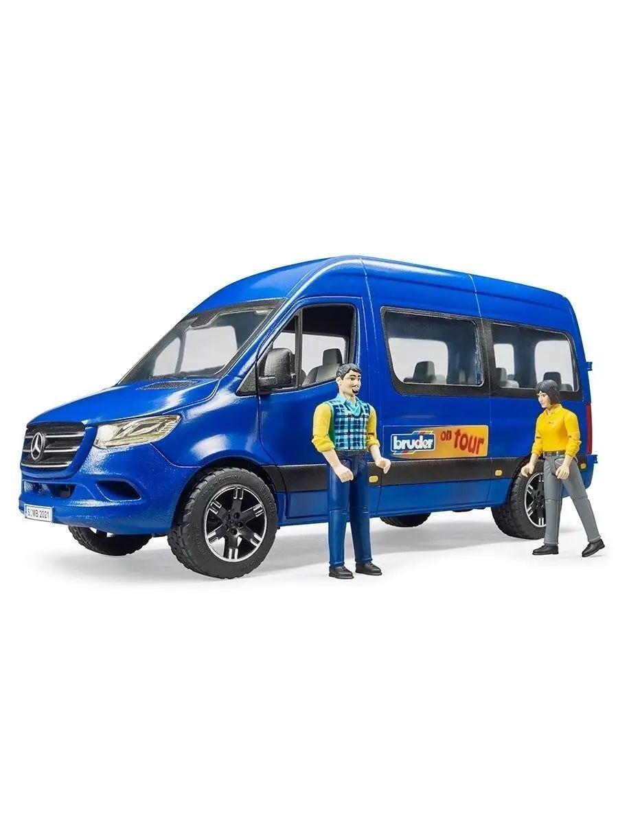 Микроавтобус Bruder Bruder Mercedes-Benz Sprinter 02-670 1:16, 43.5 см, синий