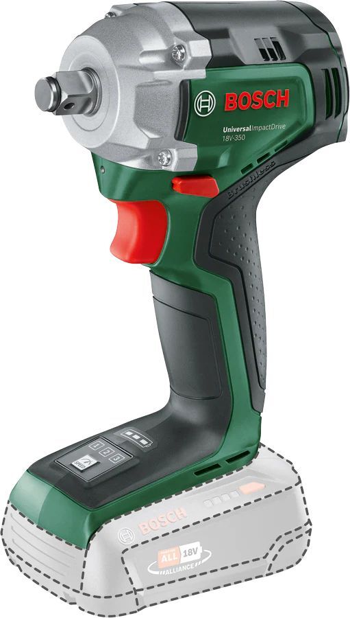 Аккумуляторный ударный гайковёрт Bosch UniversalImpactDrive 18V-350 (0603980305)