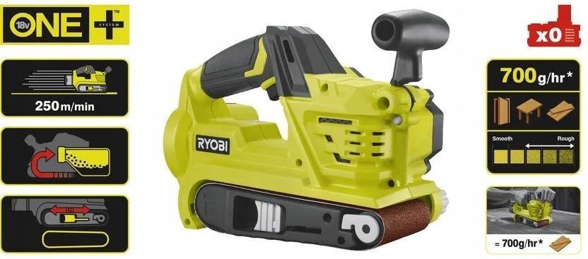 Аккумуляторная ленточная шлифовальная машина RYOBI R18BS-0 без АКБ и ЗУ