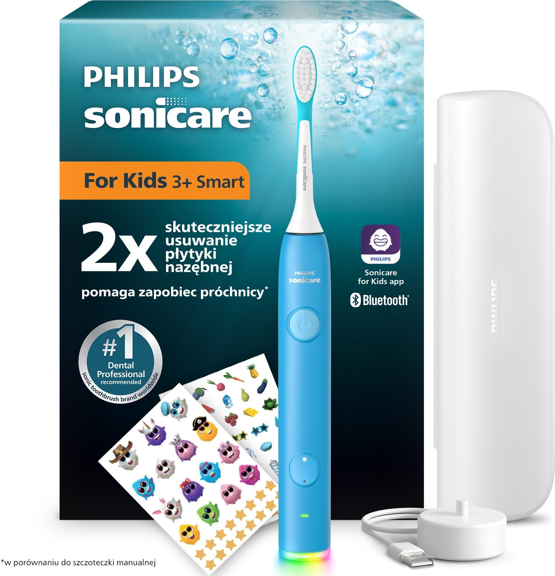 Электрическая зубная щетка Philips Sonicare Kids Smart HX6600/42