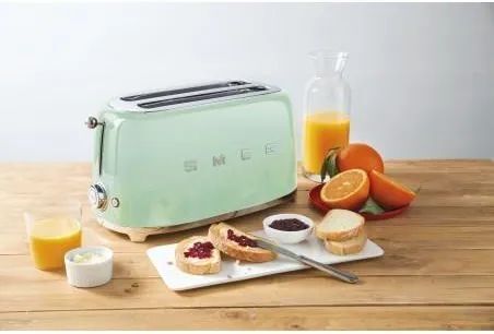 Тостер Smeg TSF02PGEU пастельный зелёный