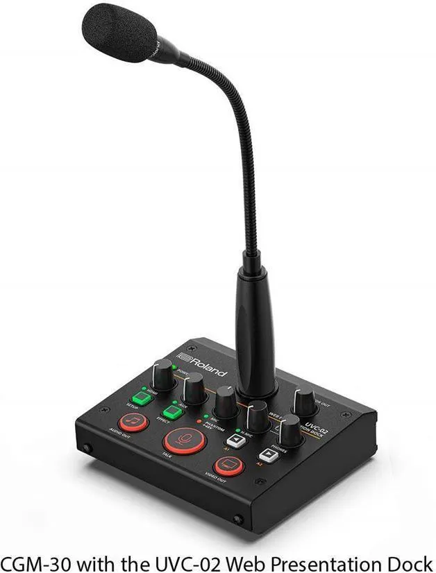 Конденсаторный микрофон на гусиной шее Roland CGM-30 (XLR)