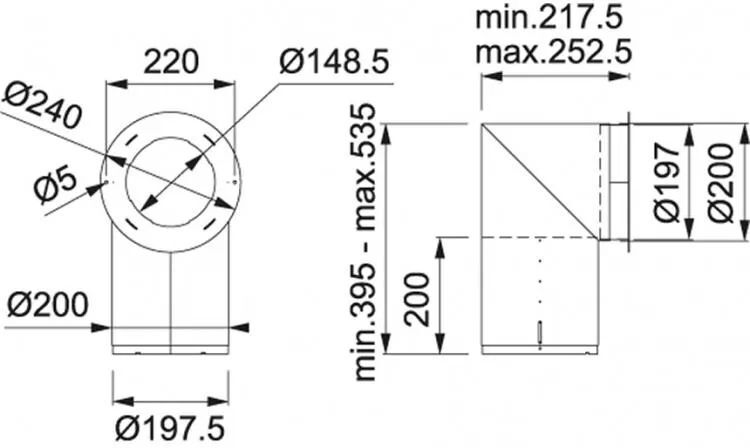 Крышка дымохода комплект Franke 112.0549.122
