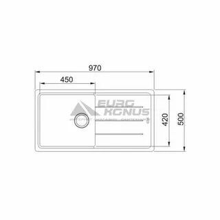 Кухонная раковина Franke Basis BFG 611-97 114.0367.623, белый полярный