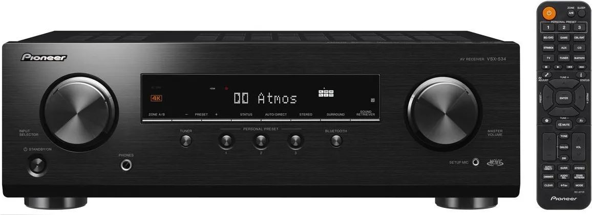 Амплитунер Pioneer VSX-534, чёрный