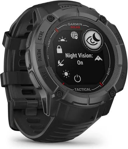 Смарт-часы Garmin Instinct 2X Solar Tactical Edition черный