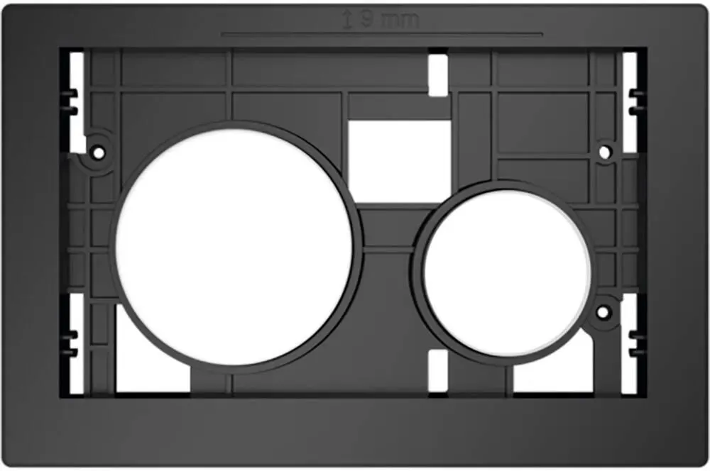 Кнопка смыва TECE loop Modular для инсталляции унитаза, 2 клавиши, белая, без лицевой панели 9240663