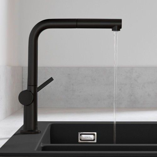 Кухонный смеситель Hansgrohe 72859670 черный