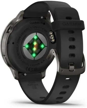 Смарт-часы Garmin Venu 4 41 mm Slate с черным ремешком