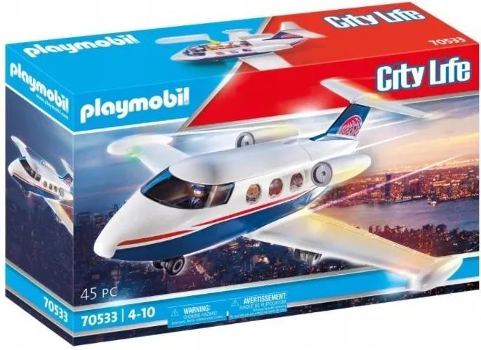 Игровой набор Playmobil 70533 Чартерный самолет с фигурками