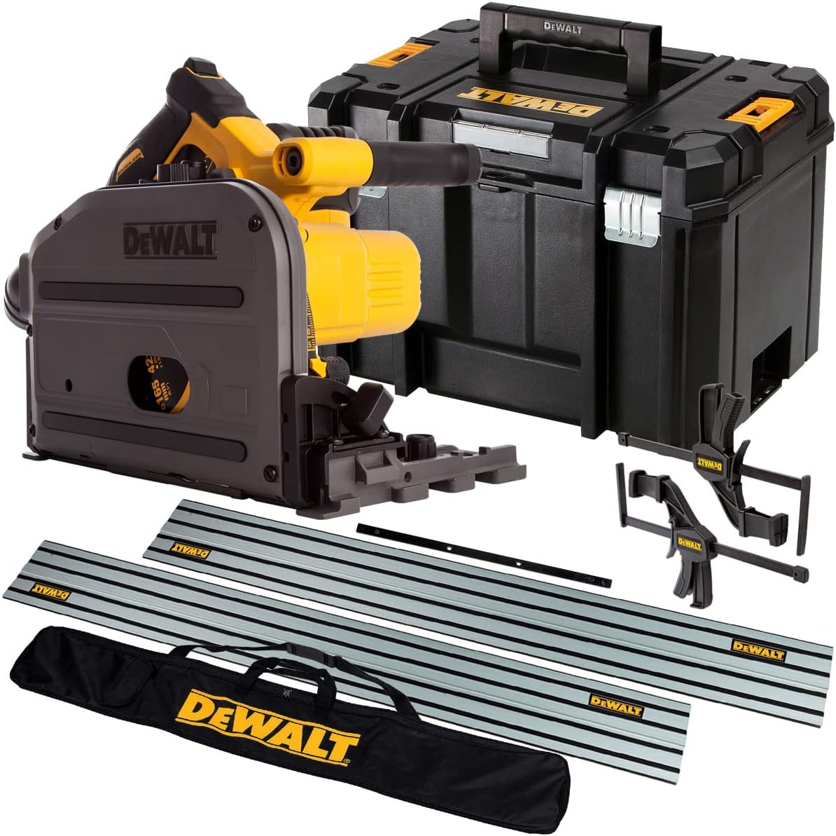 Аккумуляторная погружная пила DeWALT DCS520NT в кейсе без АКБ и ЗУ