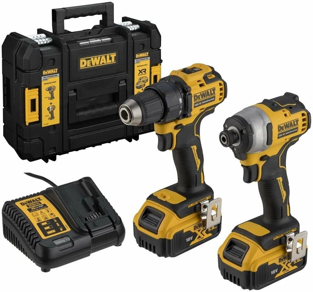 Набор инструментов DeWALT DCD708+DCF809, чемодан (DCK2061D2T-QW)