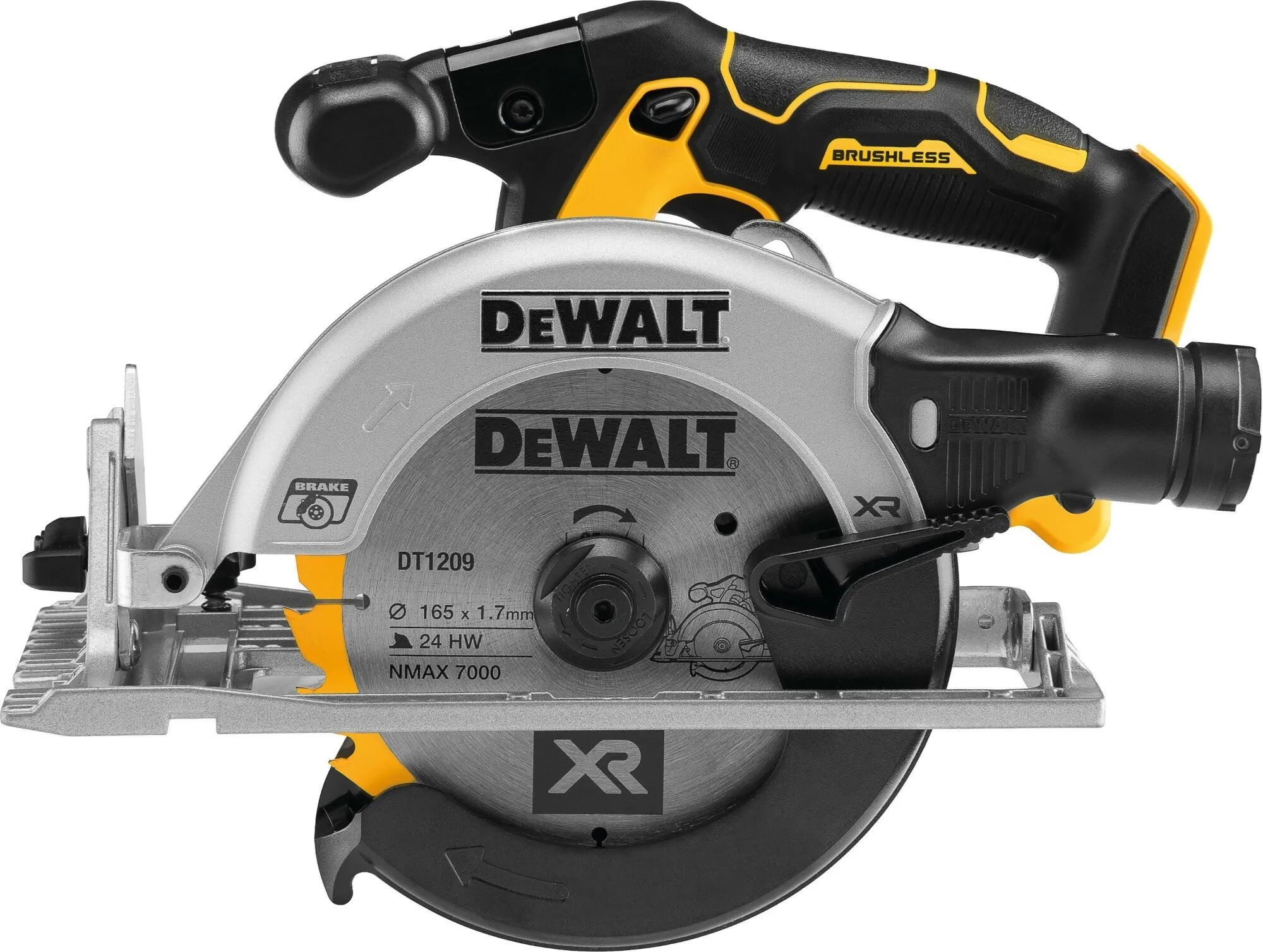 Аккумуляторная дисковая пила DeWalt DCS565N-XJ, без АКБ и ЗУ