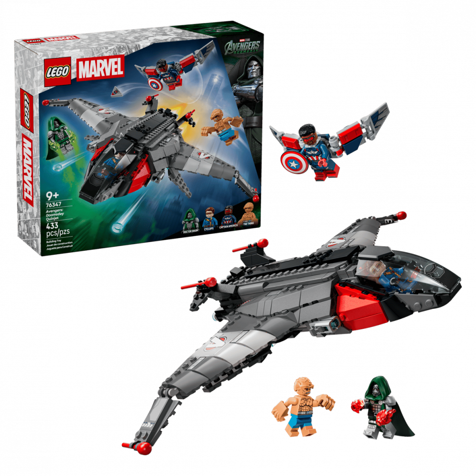 Конструктор Lego Marvel 76347 Мстители: Квинджет Думсдея